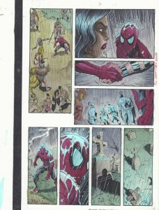 Spectacular Spider-Man #253 p.16 Color Guide Art - Calypso, Kraven - John Kalisz