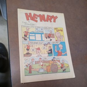 Henry #1 1948- Dell -1st issue- Carl Anderson newspaper comic strip Golden Age