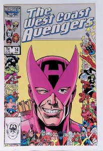 West Coast Avengers #14 (Nov 1986, Marvel) 7.0 FN/VF