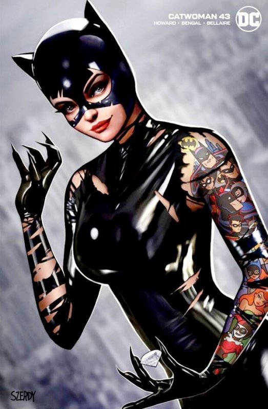 CATWOMAN #43 NATHAN SZERDY EXCLUSIVE MINIMAL/VIRGIN VARIANT! Batman Ivy Harley