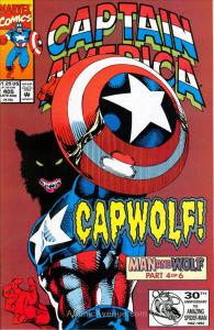 Captain America (1st Series) #405 VF ; Marvel | Capwolf Man and Wolf 4