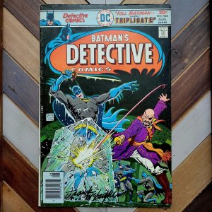 DETECTIVE COMICS #462 (DC 1976) SIGNED By Artist/Inker FRANK McLAUGHLIN / Batman