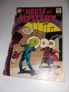 HOUSE OF MYSTERY #136 SILVER AGE DC COMICS 1963 horror scifi secret stolen faces