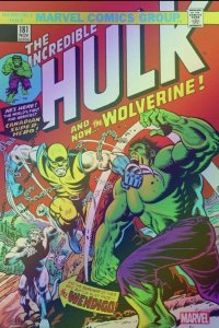 Incredible Hulk, The #181H VF/NM ; Marvel | Foil Facsimile Edition Wolverine