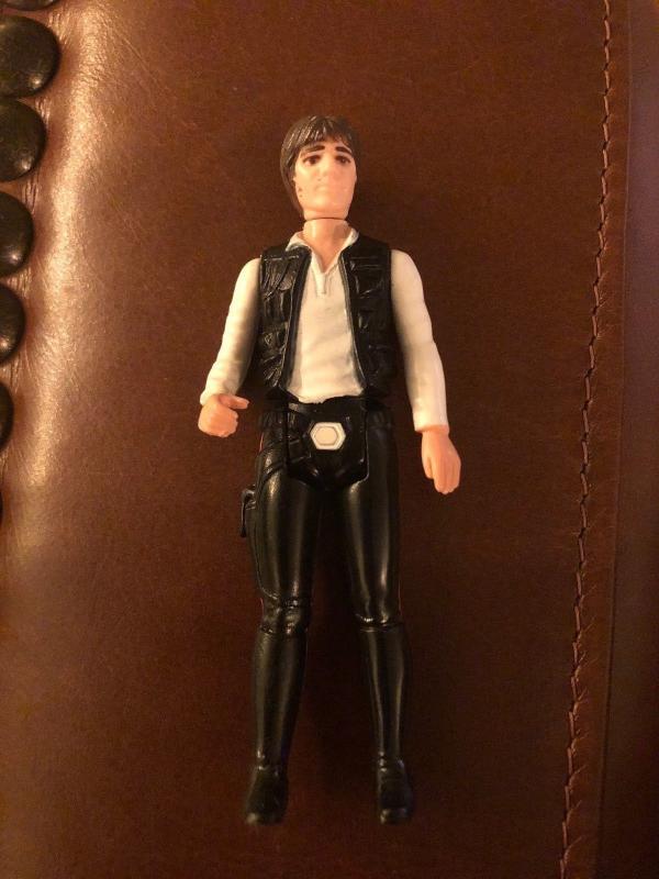 Han Solo Kenner Action Figure Star Wars 1977 Jedi Skywalker Kenobi Leia TWT1