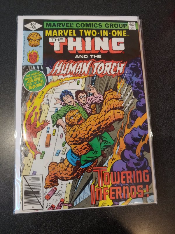 MARVEL TWO IN ONE #59 VF+/NM