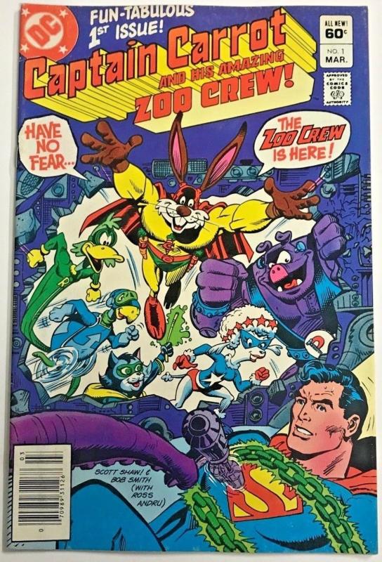 CAPTAIN CARROT#1 VF 1982 DC BRONZE AGE COMICS