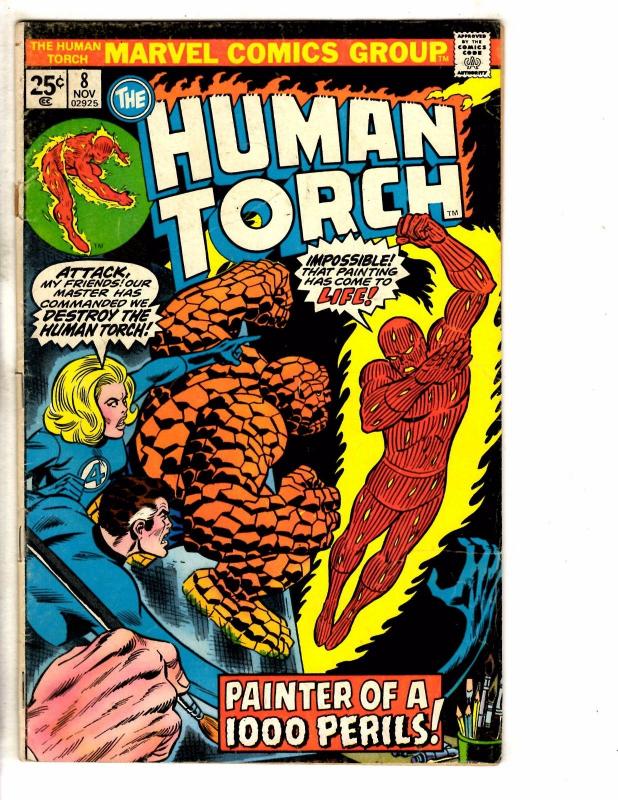 Lot Of 18 Human Torch Marvel Comic Books # 8 1 (8) 2 (4) 3 (4) 4 Fantastic 4 RM2