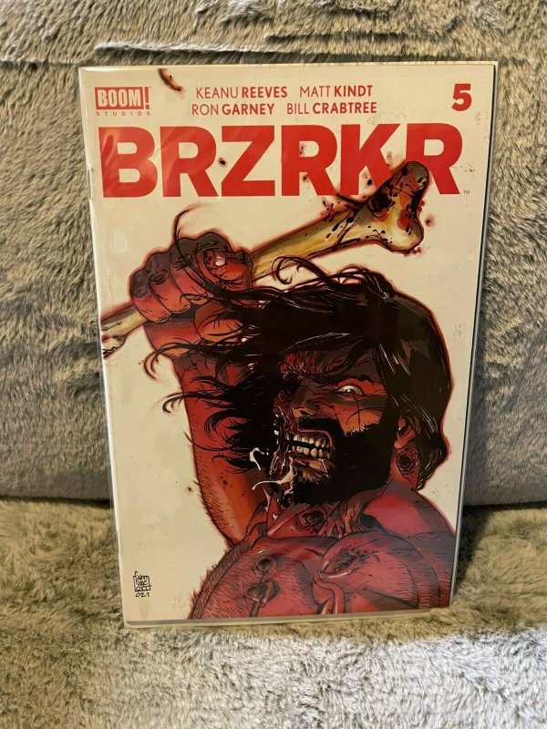 Lot of 2 BRZRKR Comics - 4 & 5 Variant - Keanu Reeves Comic 