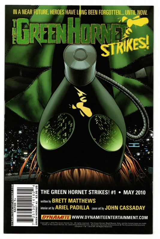 Green Hornet #2 (Dynamite, 2010) VF/NM