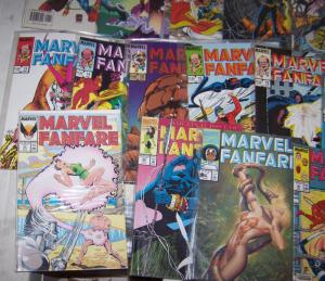 MARVEL FANFARE 1 6 8 10-16 19 28 33 46  55 57 60 1982-XMEN FF CAP  SPIDY +MORE