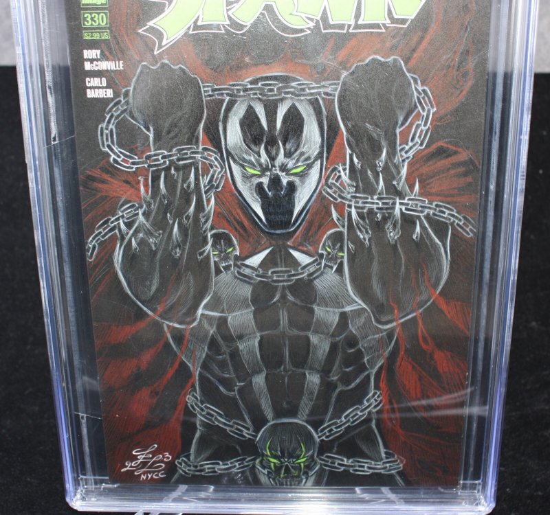 Spawn #330 CGC (9.8) Signed & Sketched by Zoe Lacchei - 2022