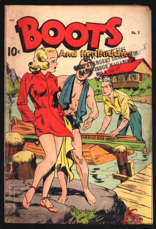 Boots and Her Buddies #5 1947-1st issue-Spicy headlight cover-Newspaper comic...