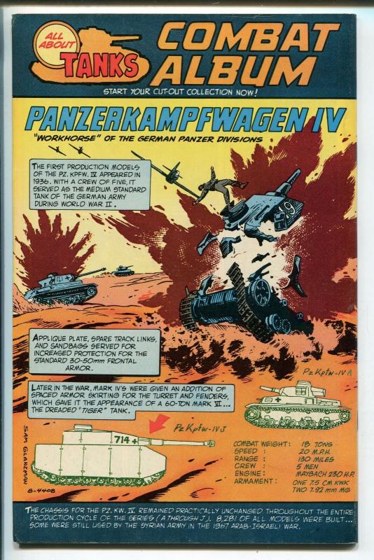 G.I. COMBAT #228 1981-DC-THE HAUNTED TANK-JOE KUBERT COVER--vf