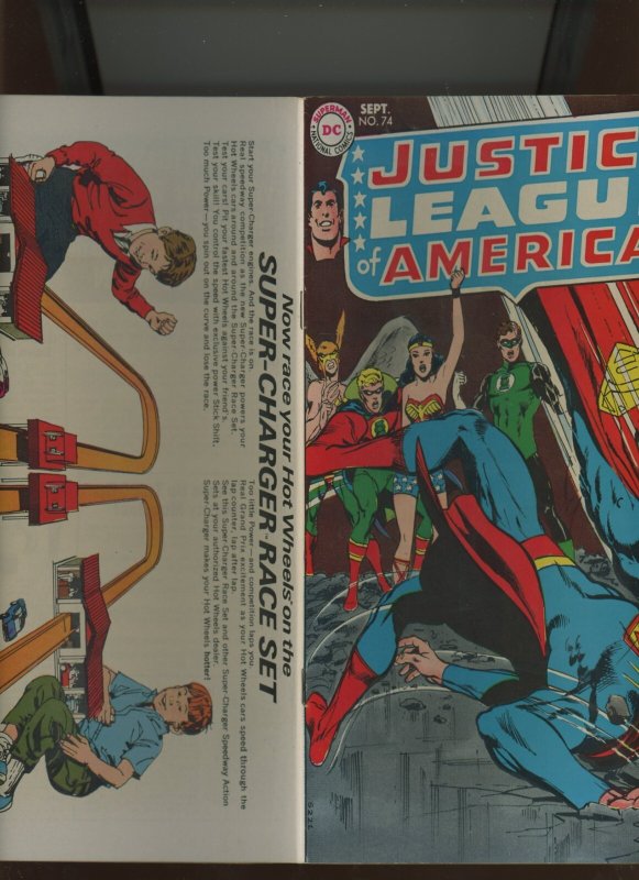 (1969) Justice League of America #74: KEY ISSUE! COMBINED SHIPPING! (8.5/9.0)