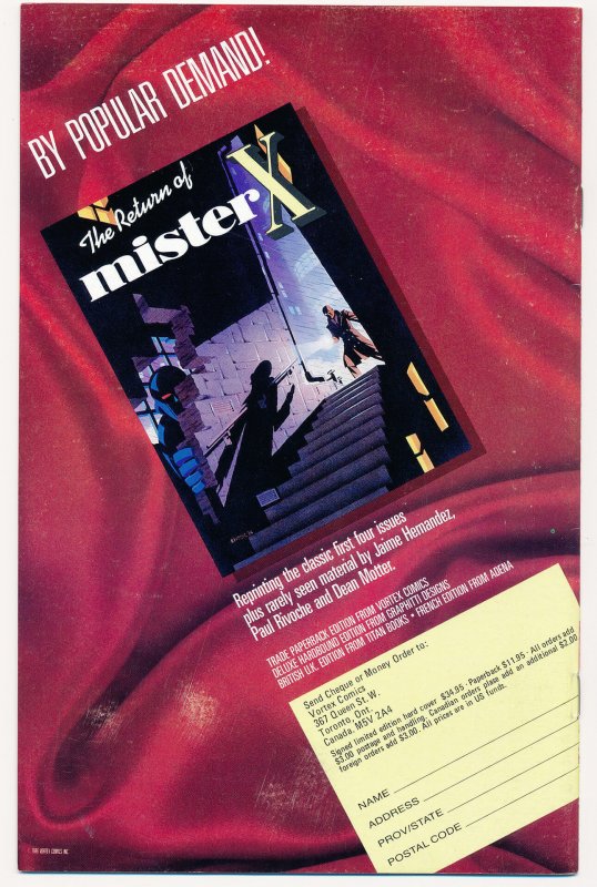 Mister X (1988 2nd Series) #1 VF