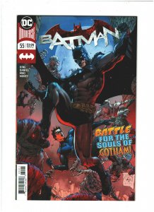 Batman #55 NM- 9.2 DC 2018 Tony Daniel Variant Nightwing app.