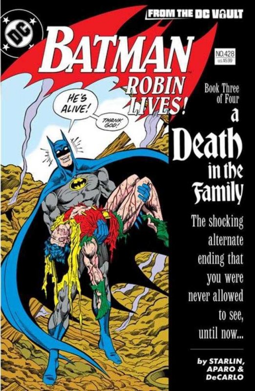 Batman #428 Robin Lives (One Shot) 2nd Print Cover B Jim Aparo Card Stock Varian