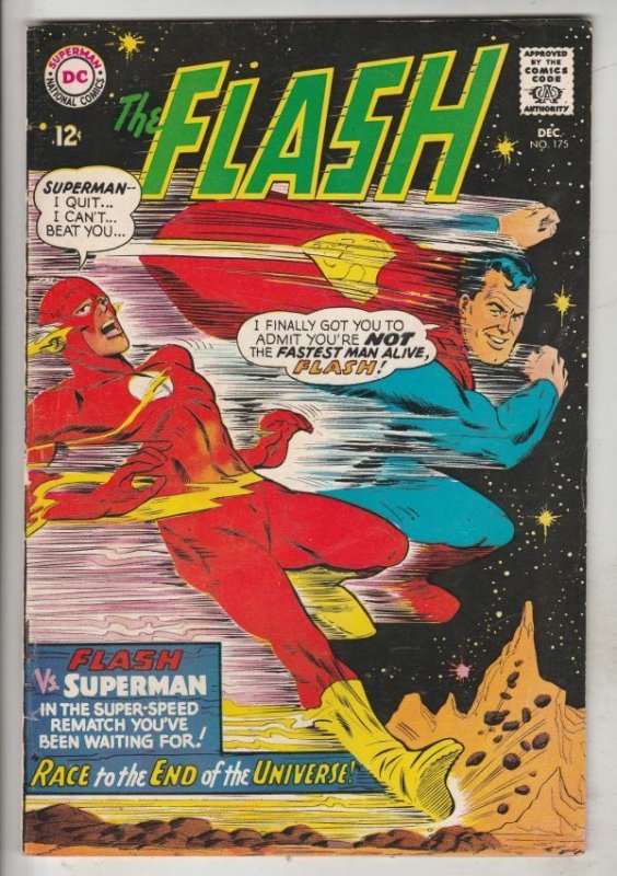 Flash, The #175 (Dec-67) VF/NM High-Grade 2nd Superman vs Flash Race! Utah CERT!