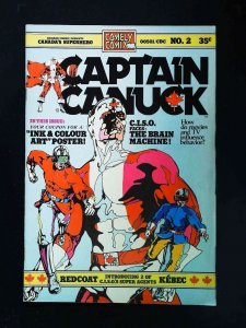 Captain Canuck #2  Comic Corp Of America Comics 1975 Fn/Vf 