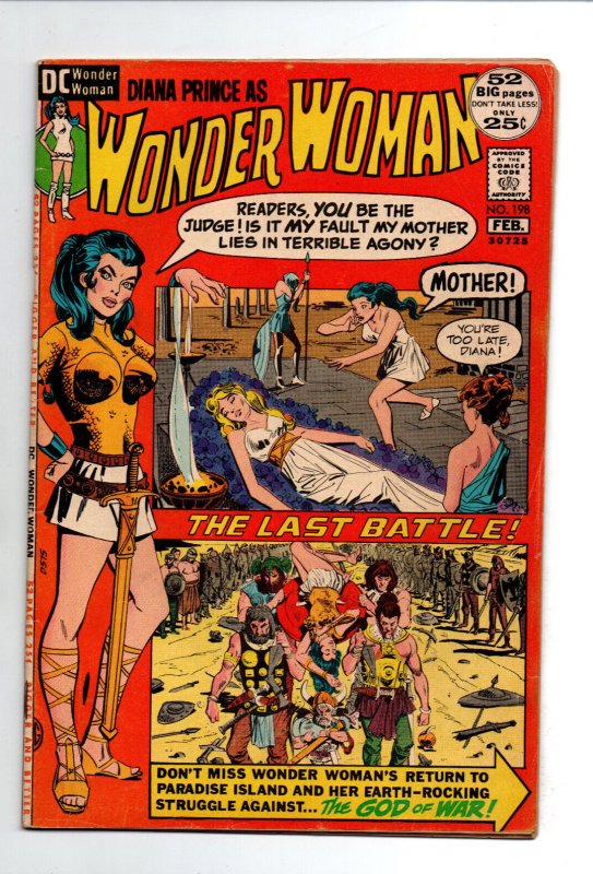 Wonder Woman #198 - 1971 - FN