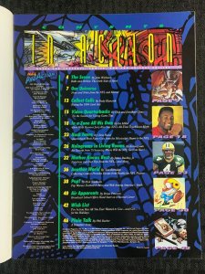 1994 NFL PRO ACTION Magazine #3 FVF 7.0 Spider-Man Cover NO COMIC