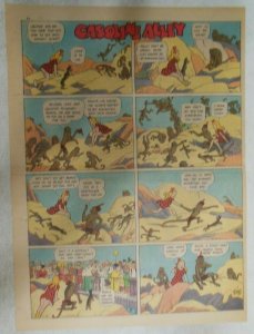 (39) Gasoline Alley Sunday Pages by Frank King from 1940 Size: 11 x 15 inches