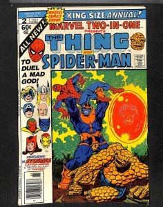 Marvel Two-In-One Annual #2  Thanos Spider-Man Thing!