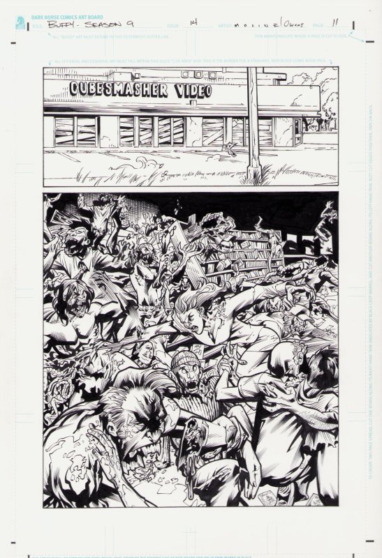 Buffy The Vampire Slayer Season 9 #14 Pg. 11 - Interior Page - Karl Moline
