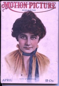MAG: Motion Picture Magazine 4/1915-Ruth Stonehouse-Vitagraphville-pulp-VG