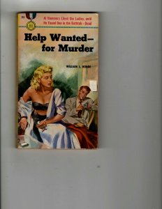 3 Books The Blazing Affair Help Wanted - For Murder The Living Fire Menace JK23