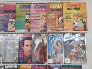 Huge Lot 70+ Fanzines, Magazines, Comics Source, Comic Book Marketplace+ Av Fine