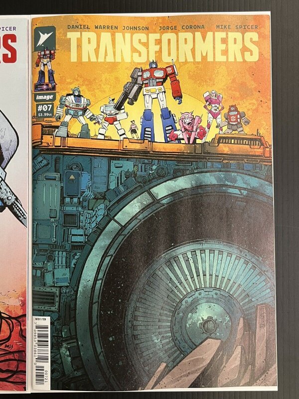 TRANSFORMERS #7 CVR A + B + C 1:10 DARBOE SET 2024 ENERGON IN-HAND PROSHIPPER