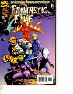 Lot Of 2 Marvel Comic Books Fantastic Five #2 and 2099 Unlimited #4 ON12