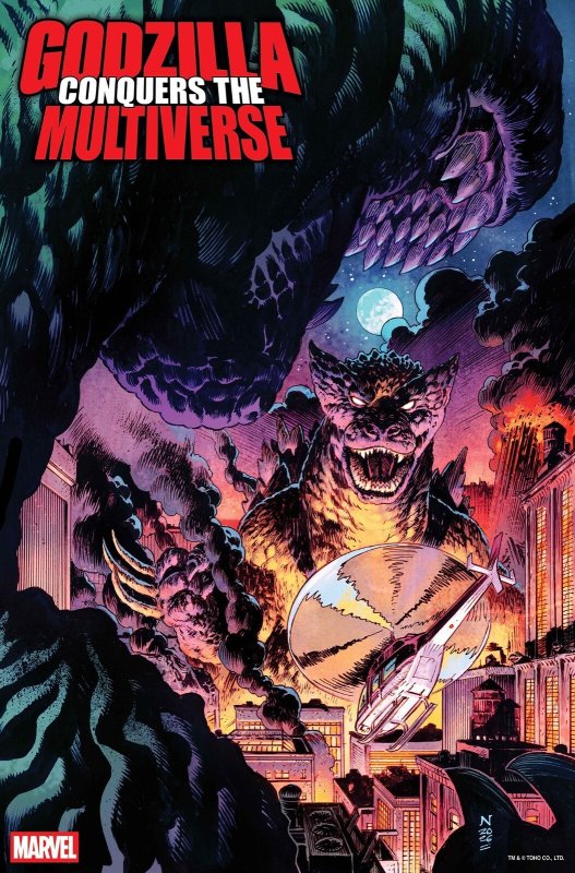 Godzilla Conquers the Multiverse #1 Nic Klein Heisei Variant Cover PRESALE