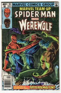 Marvel Team Up #93 VINTAGE 1980 Spider-Man Werewolf by Night