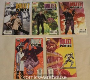 Bullet Points Limited Series (Marvel) 5 Issue Set NM