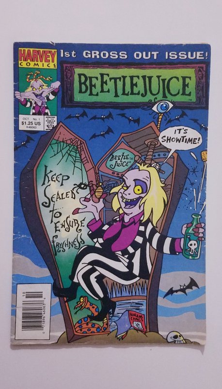 Beetlejuice #1 (1991) FN Harvey Comics HTF First Issue