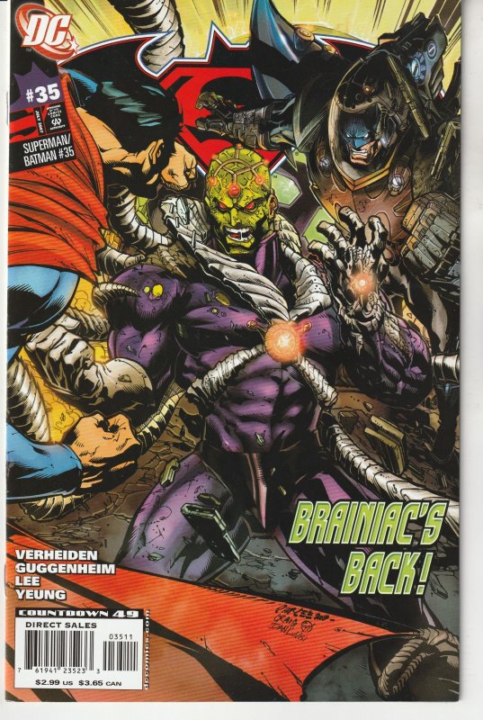 Superman/Batman #35 (2007)  Metal Men ! Brainiac !