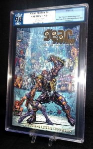 Gear Station #2 Gold Foil Variant PGX 9.8 NM/MINT (Image, 2000)