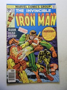 Iron Man #92 (1976) VG+ Condition small moisture stains fc