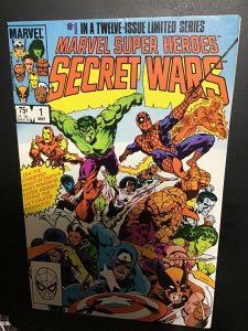 Marvel Super Heroes Secret Wars #1 (1984) Marvel heroes key! High grade! VF/N