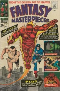 Fantasy Masterpieces #7 ORIGINAL Vintage 1966 Marvel Comics Human Torch