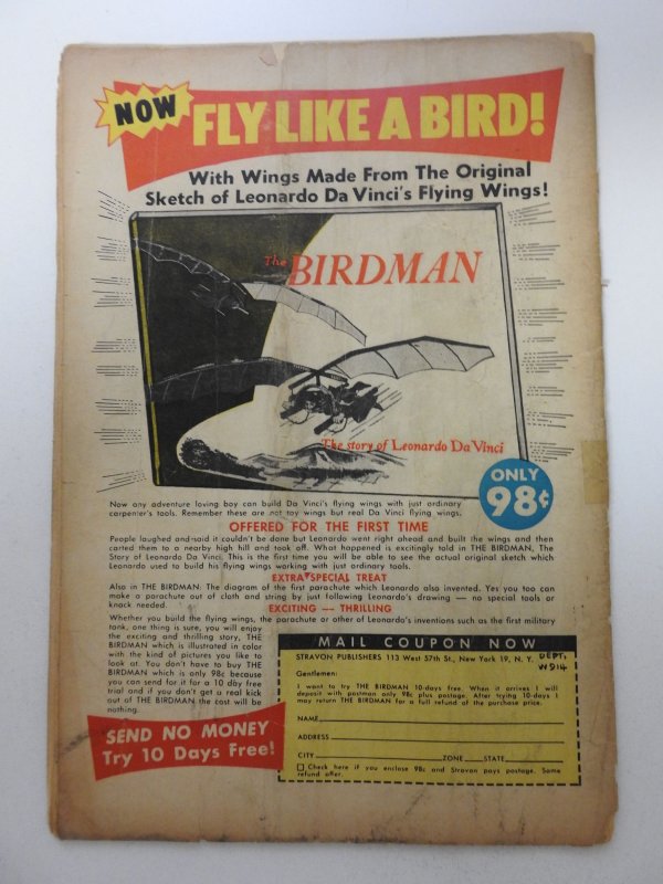 A-1 Comics #80 (1953) The Ghost Rider #12 Poor Condition Full Spine Split