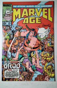 Marvel Age #24 (1985) Marvel Comic Book J757