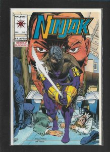 Ninjak (1994 series) #7 in Near Mint condition. Valiant comics nw08