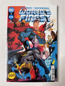 Batman / Superman: World's Finest #1 (2022) Signed Mark Waid with CoA Ke...