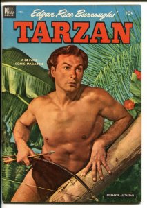 TARZAN #39-1952-DELL-BURROUGHS-MARSH-LEX BARKER PHOTO COVER-vf