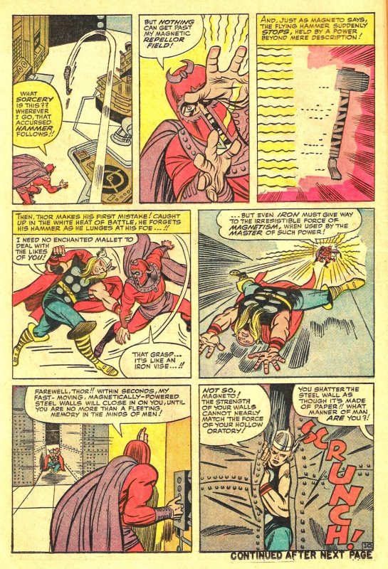 JOURNEY INTO MYSTERY #109 (Oct1964) 5.0 VG/FN Jack Kirby MAGNETO 1st JIM crssovr