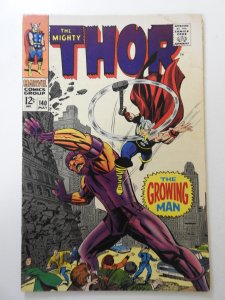Thor #140 (1967) VG Condition moisture stain, manufactured w/ 1 staple